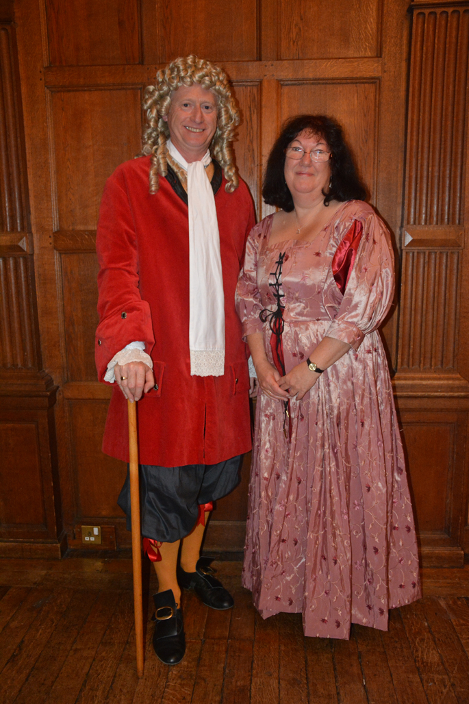 Kevin and Sandra in Playford Costume